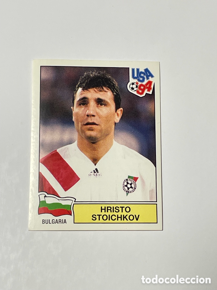 Cromos de f&uacute;tbol: Hristo Stoichkov Bulgaria Panini USA &lsquo;94 #295