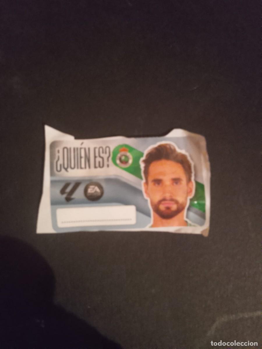 Cromos de f&uacute;tbol: cromo chicle &iquest;qui&eacute;n es? Andres Mart&iacute;n la liga este 26/27