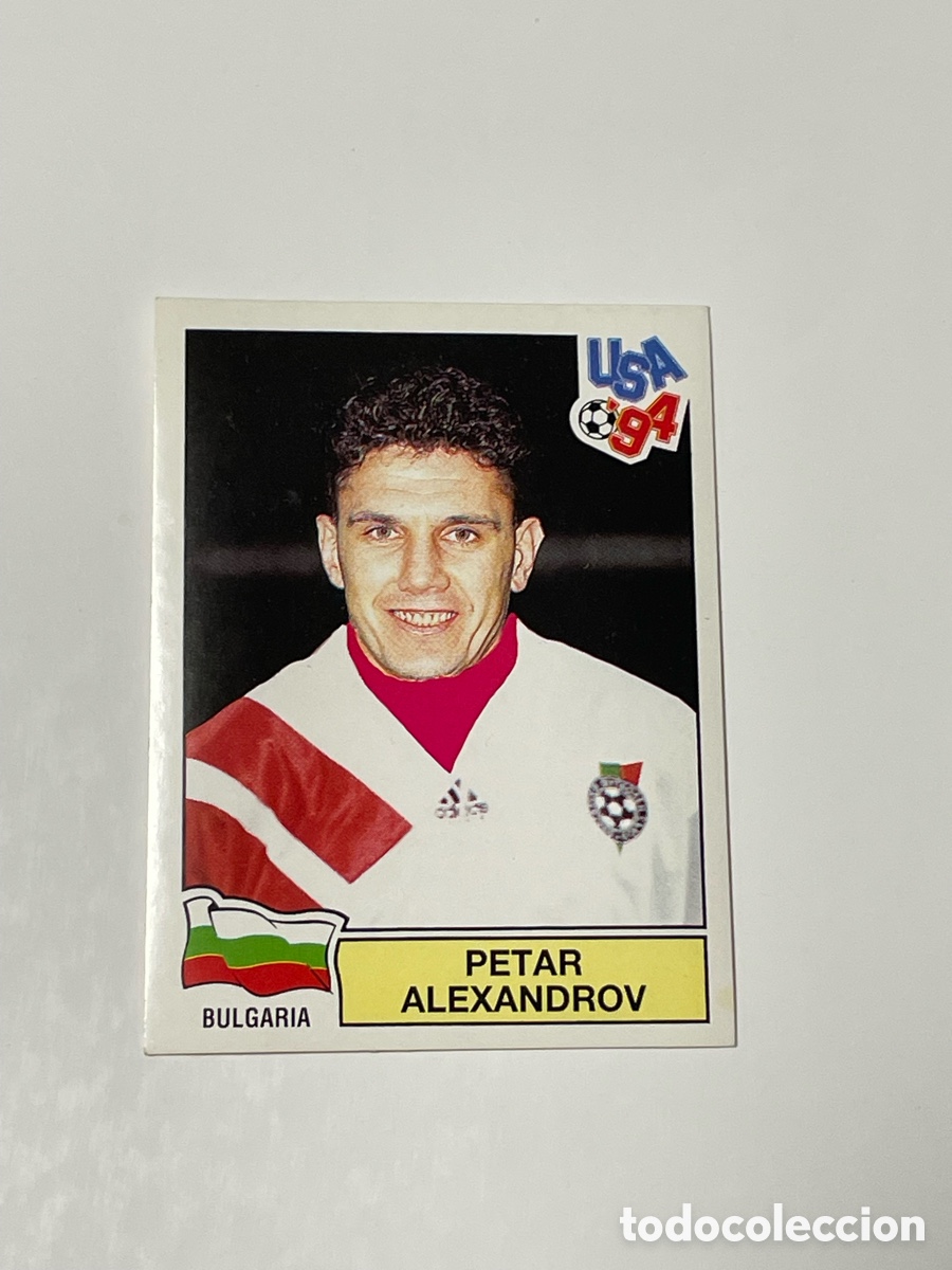 Cromos de f&uacute;tbol: Petar Alexandrov Bulgaria Panini USA &lsquo;94 #298