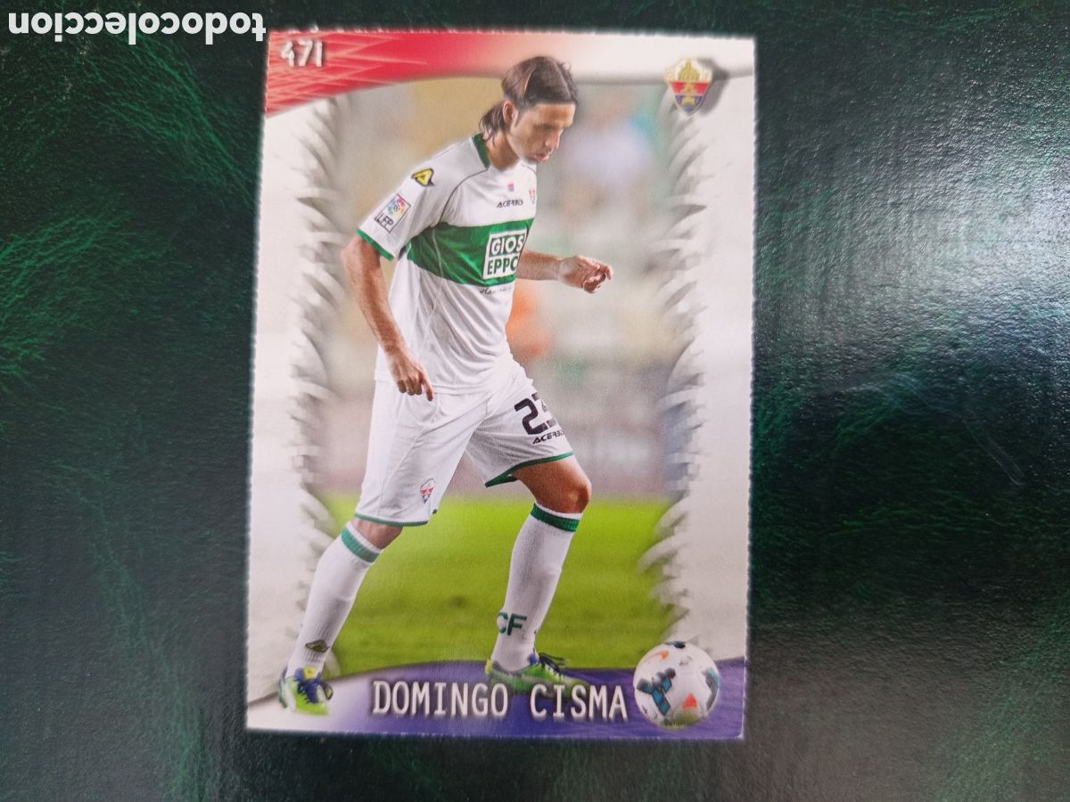 Cromos de f&uacute;tbol: ❇️ CROMO ⚽ DOMINGO CISMA ELCHE 471 FICHAS LIGA QUIZ GAME 2014 13 14 2013 2014 MUNDICROMO ❇️