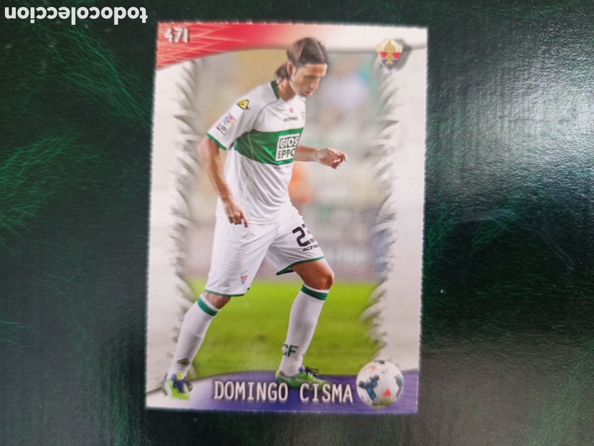 Cromos de f&uacute;tbol: ❇️ CROMO ⚽ DOMINGO CISMA ELCHE 471 FICHAS LIGA QUIZ GAME 2014 13 14 2013 2014 MUNDICROMO ❇️