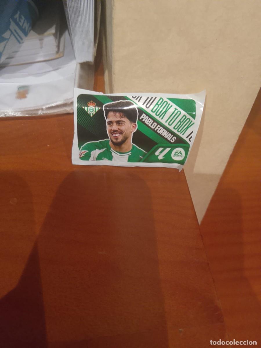 Cromos de f&uacute;tbol: cromo chicle Box To Box Pablo Fornals la liga este 26/27