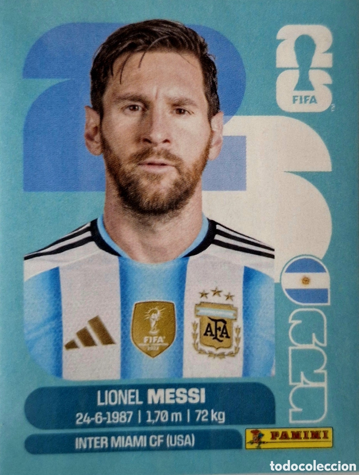 Cromos de f&uacute;tbol: MESSI - ARGENTINA - STICKER MUNDIAL 2026 PANINI FIFA WORLD CUP 26.