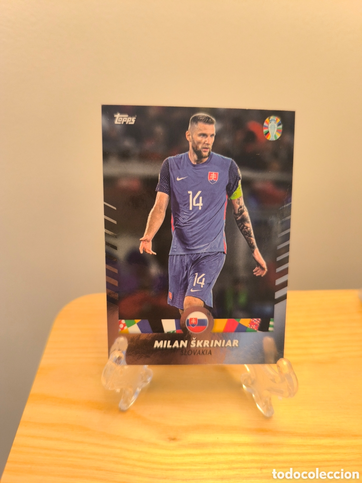 Cromos de f&uacute;tbol: Milan Skriniar Topps Euro 2024 Eslovaquia