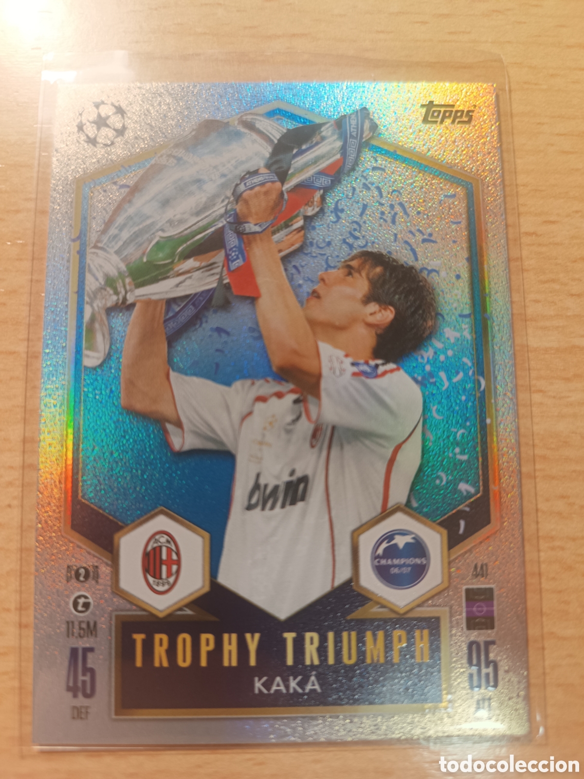 Football Stickers: KAKA AC MILAN TROPHY TRIUMPH MATCH ATTAX 2024 2025 TOPPS 24 25
