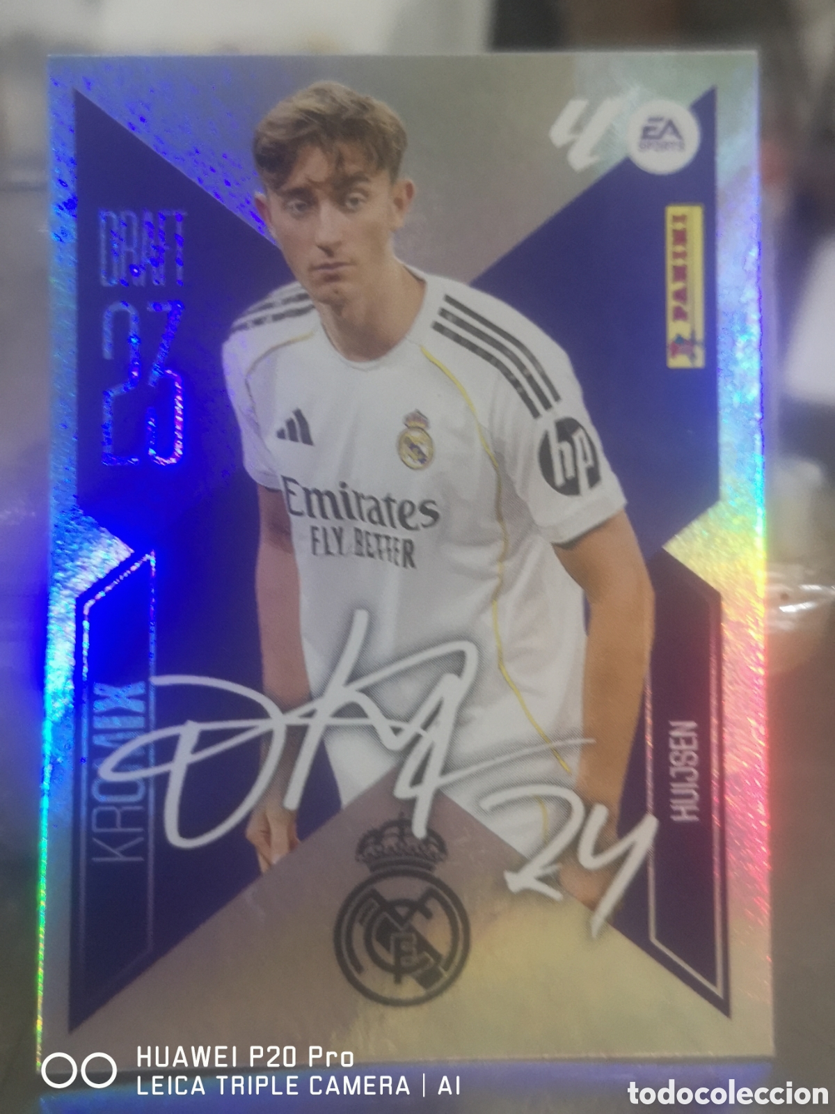 Cartes &agrave; collectionner de Football: LIGA ESTE 2026 2027 26 27 DRAFT 23 KROMIX - K 10 HUIJSEN REAL MADRID
