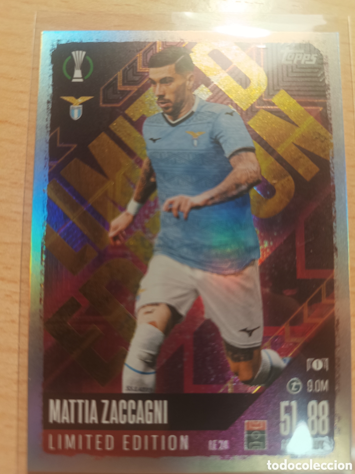 Cromos de f&uacute;tbol: MATTIA ZACCAGNI LAZIO LIMITED EDITION MATCH ATTAX 2024 2025 TOPPS 24 25