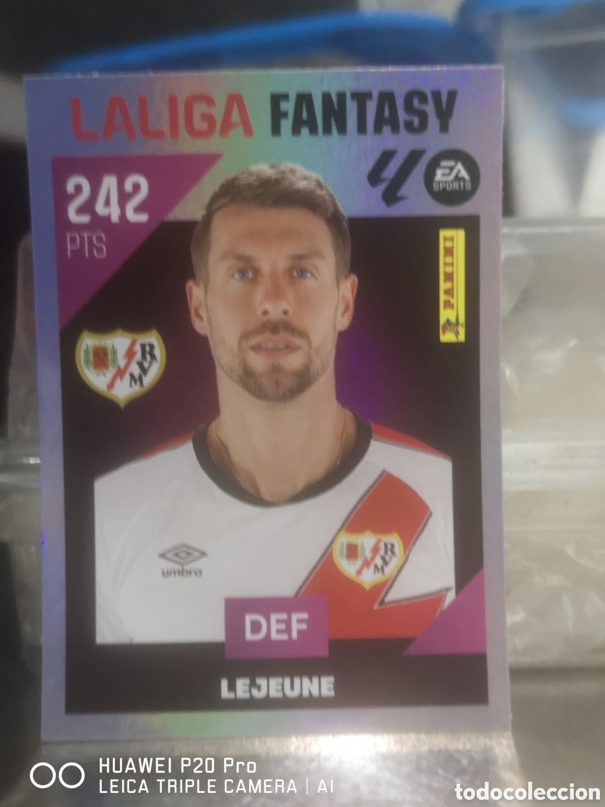 Cromos de f&uacute;tbol: LIGA ESTE 2026 2027 26 27 LA LIGA FANTASY LEJEUNE 3 RAYO VALLECANO