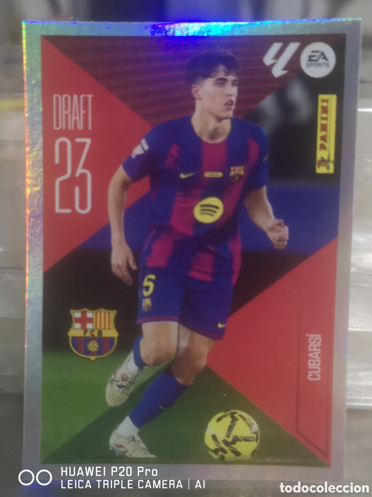 Cromos de f&uacute;tbol: LIGA ESTE 2026 2027 26 27 CUBARS&Iacute; DRAFT 23 BARCELONA 6