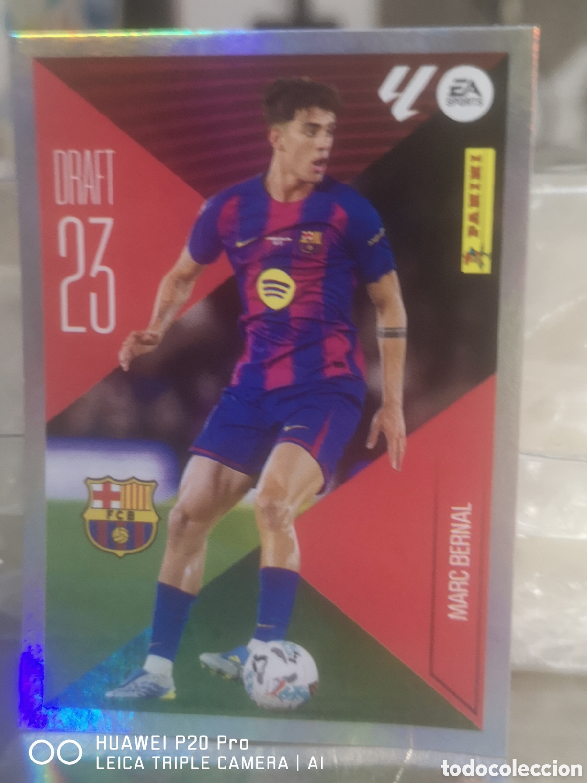 Cromos de f&uacute;tbol: LIGA ESTE 2026 2027 26 27 MARC BERNAL DRAFT 23 BARCELONA 15