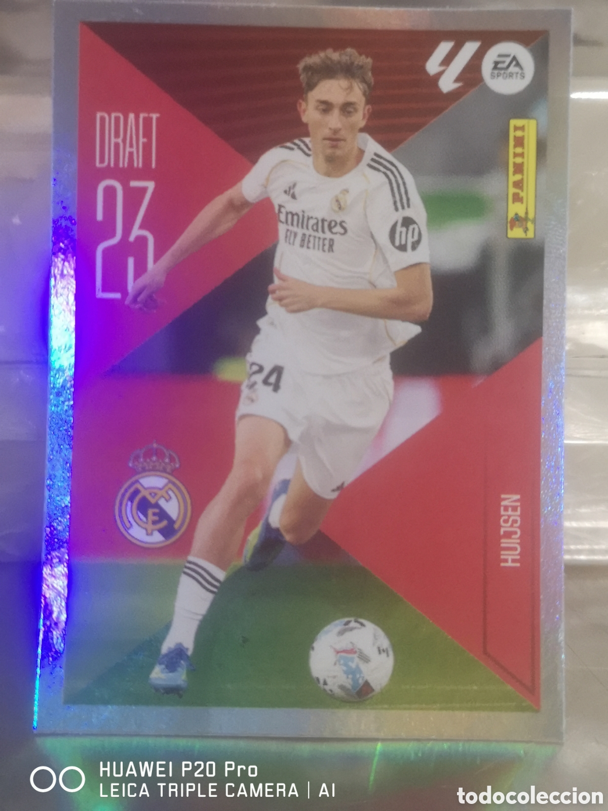 Cromos de f&uacute;tbol: LIGA ESTE 2026 2027 26 27 HUIJSEN DRAFT 23 REAL MADRID 10