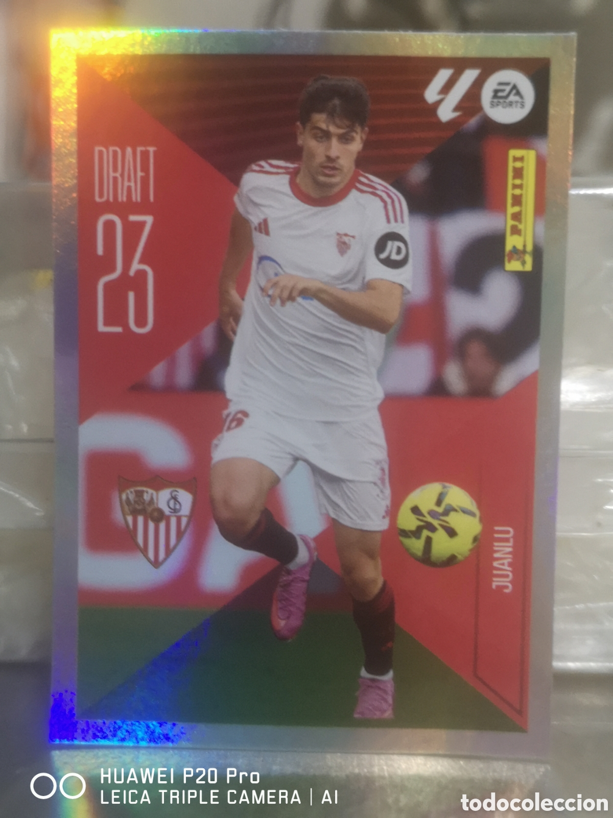 Cromos de f&uacute;tbol: LIGA ESTE 2026 2027 26 27 JUANLU DRAFT 23 SEVILLA 14