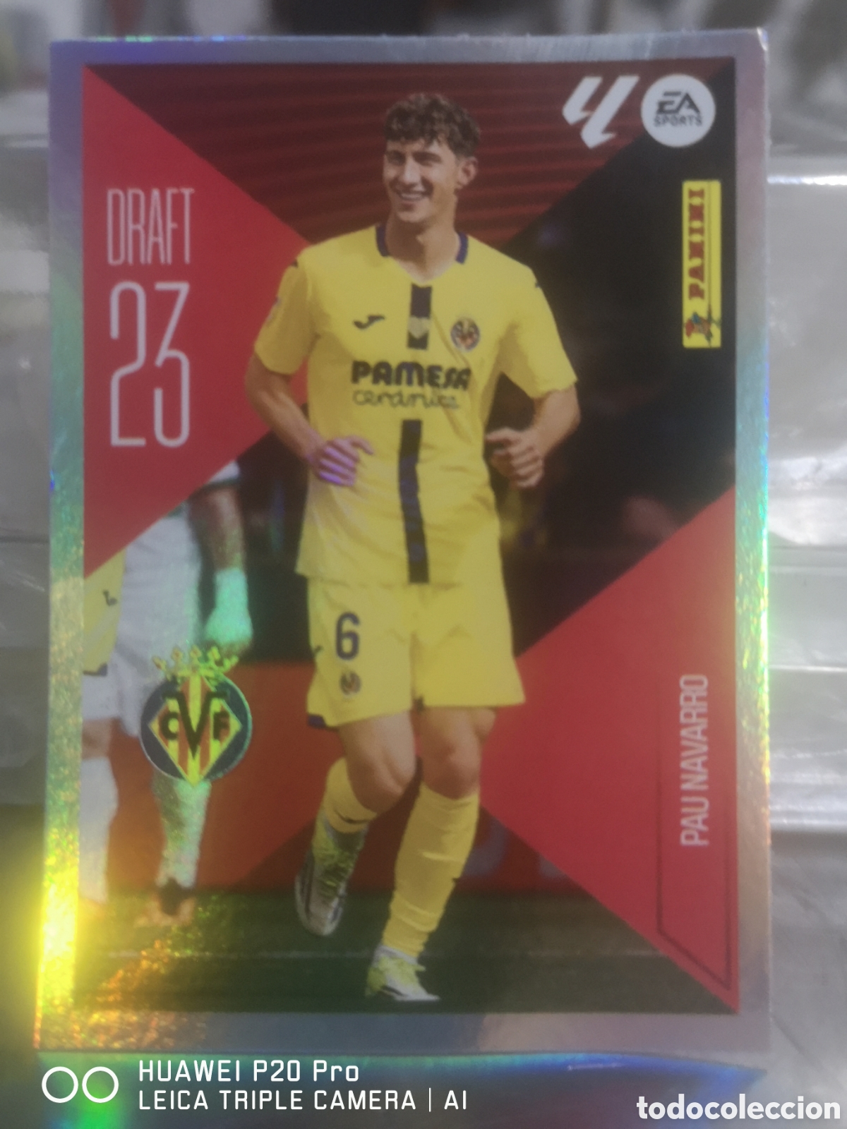 Cromos de f&uacute;tbol: LIGA ESTE 2026 2027 26 27 PAU NAVARRO DRAFT 23 VILLARREAL 18