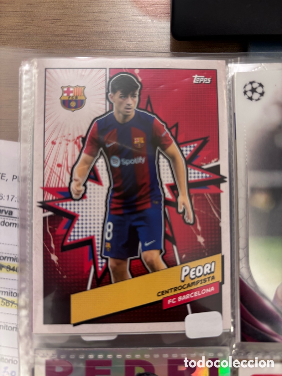 Cromos de f&uacute;tbol: PEDRI FC BARCELONA TOPPS FAN SET 23 24