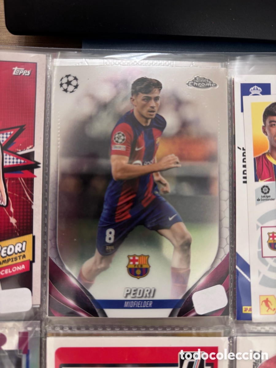 Cromos de f&uacute;tbol: PEDRI FC BARCELONA TOPPS UEFA 23 24