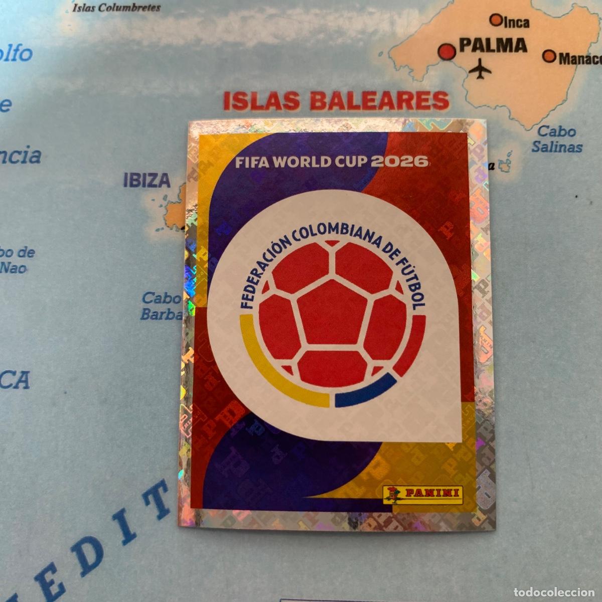 Cartes &agrave; collectionner de Football: Colombia n&uacute;mero 1 cromo panini Mundial Fifa World Cup 2026