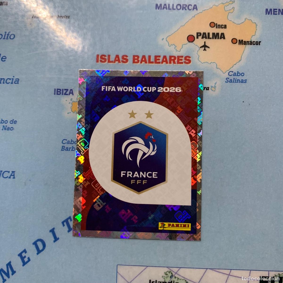 Cartes &agrave; collectionner de Football: Francia n&uacute;mero 1 cromo panini Mundial Fifa World Cup 2026