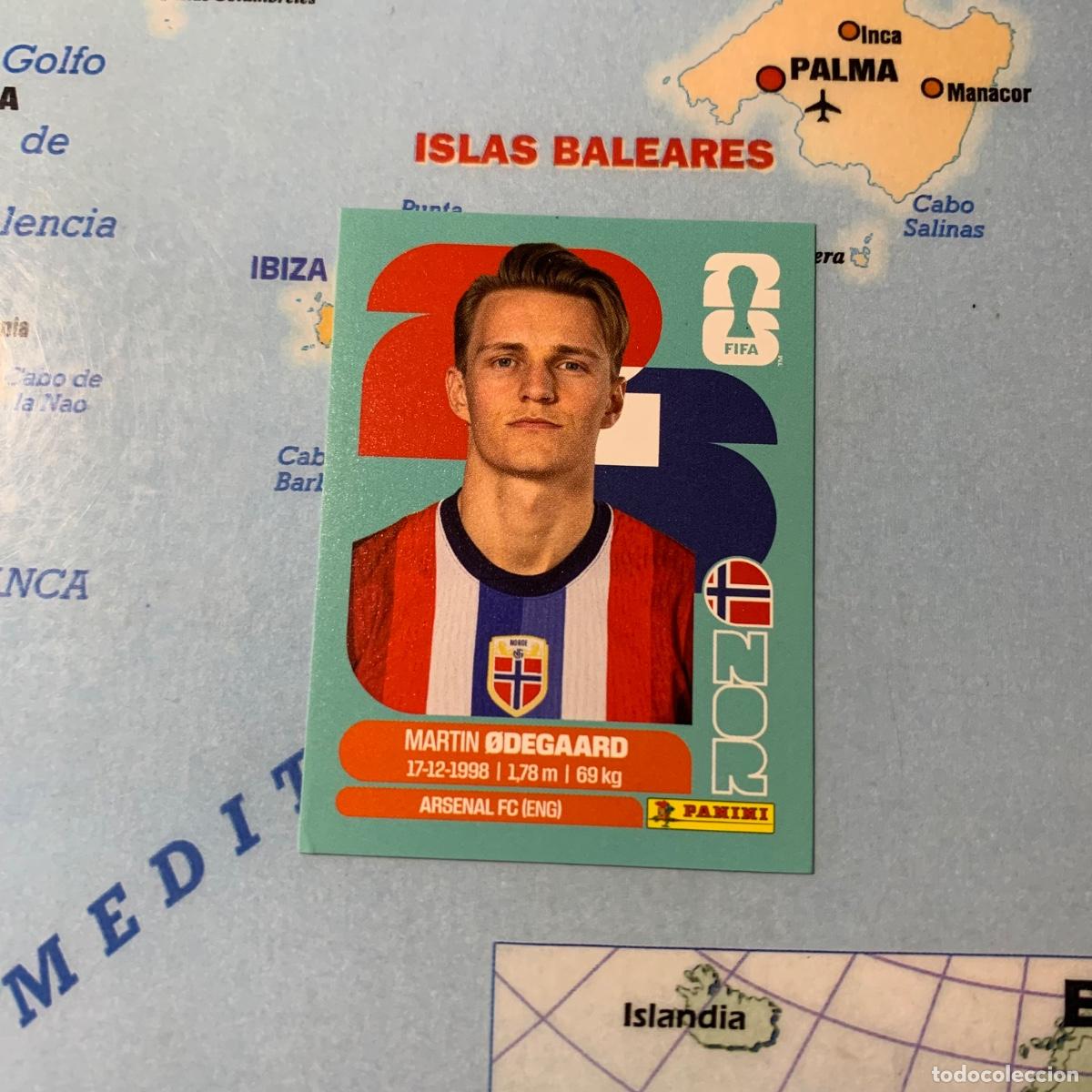 Cromos de f&uacute;tbol: Noruega n&uacute;mero 10 cromo panini Mundial Fifa World Cup 2026