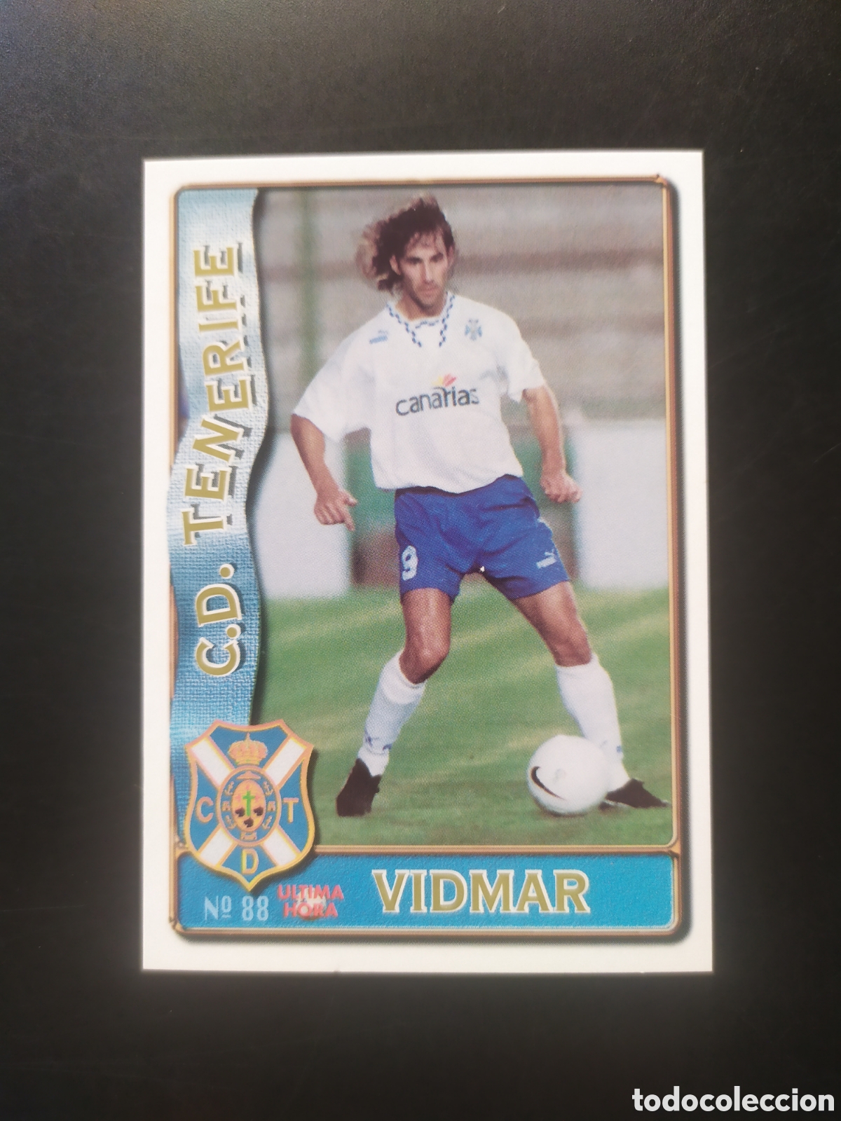 Cromos de f&uacute;tbol: Mundicromo fichas Liga 1996 1997 96 97 Vidmar ultima hora n&deg; 88 Tenerife