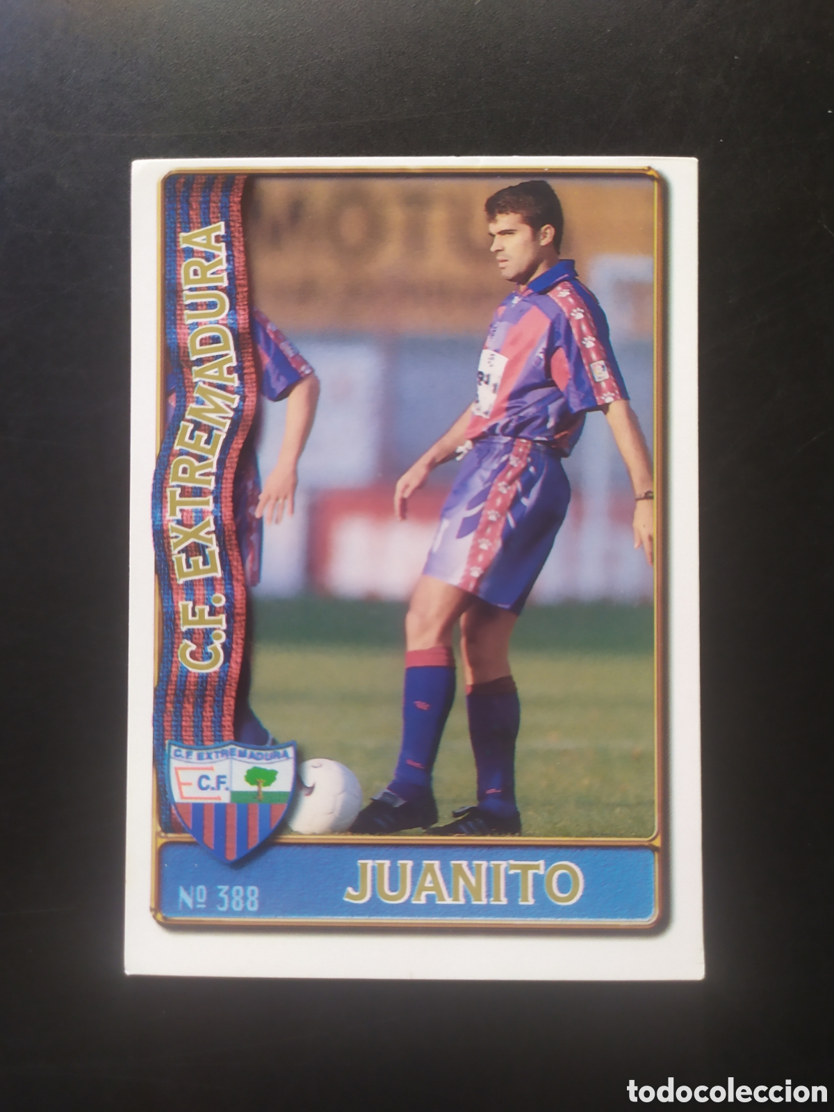 Cromos de f&uacute;tbol: Mundicromo fichas Liga 1996 1997 96 97 Juanito n&deg; 388 Extremadura