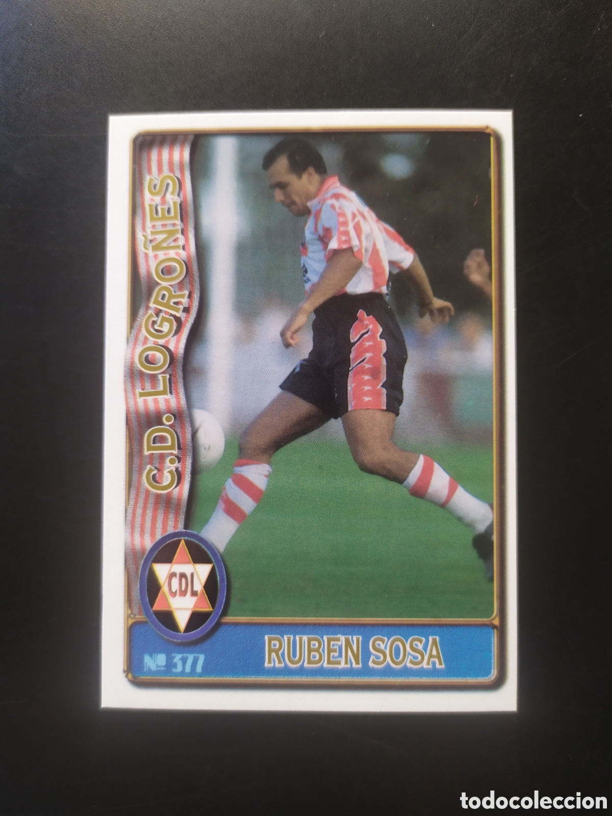 Cromos de f&uacute;tbol: Mundicromo fichas Liga 1996 1997 96 97 Rub&eacute;n Sosa n&deg; 377 Logro&ntilde;es