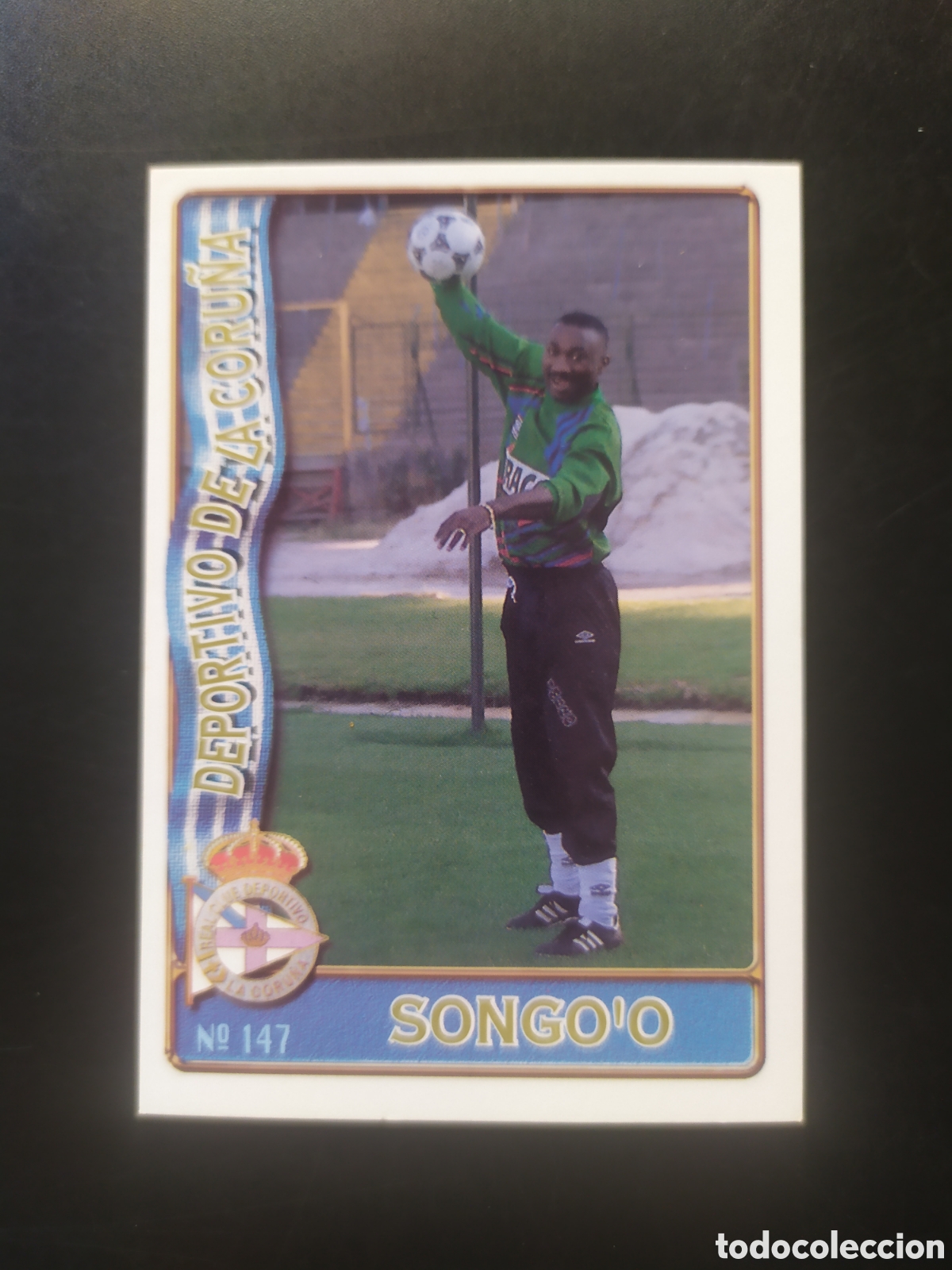 Cromos de f&uacute;tbol: Mundicromo fichas Liga 1996 1997 96 97 Songo'o n&deg; 147 Deportivo Coru&ntilde;a