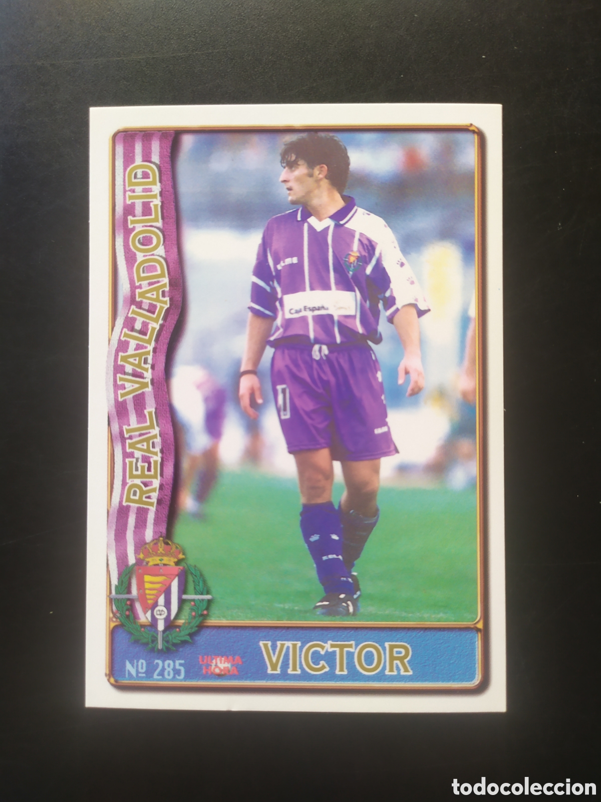 Cromos de f&uacute;tbol: Mundicromo fichas Liga 1996 1997 96 97 Victor ultima hora n&deg; 285 Valladolid