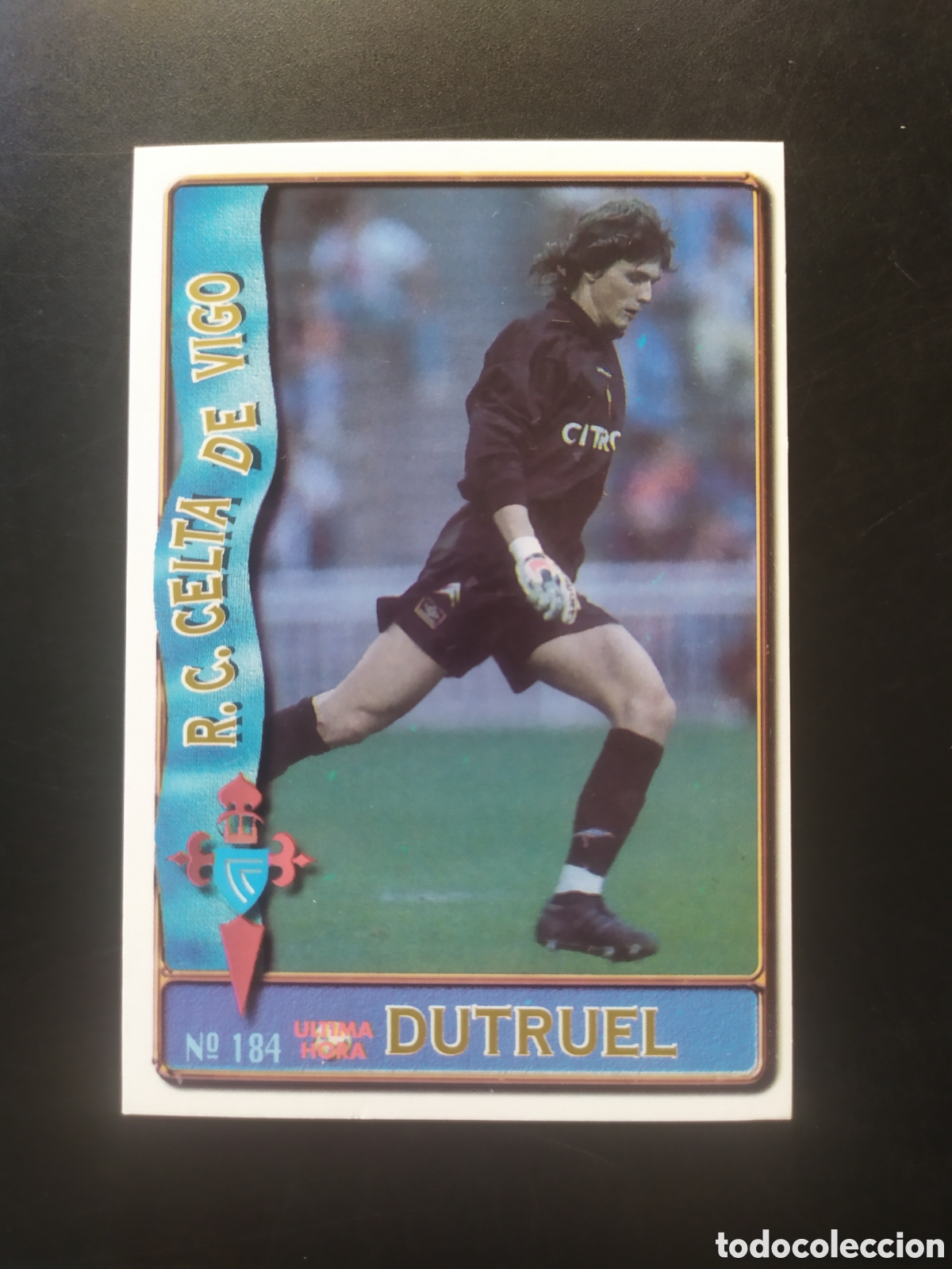 Cromos de f&uacute;tbol: Mundicromo fichas Liga 1996 1997 96 97 Dutruel ultima hora n&deg; 184 Celta Vigo