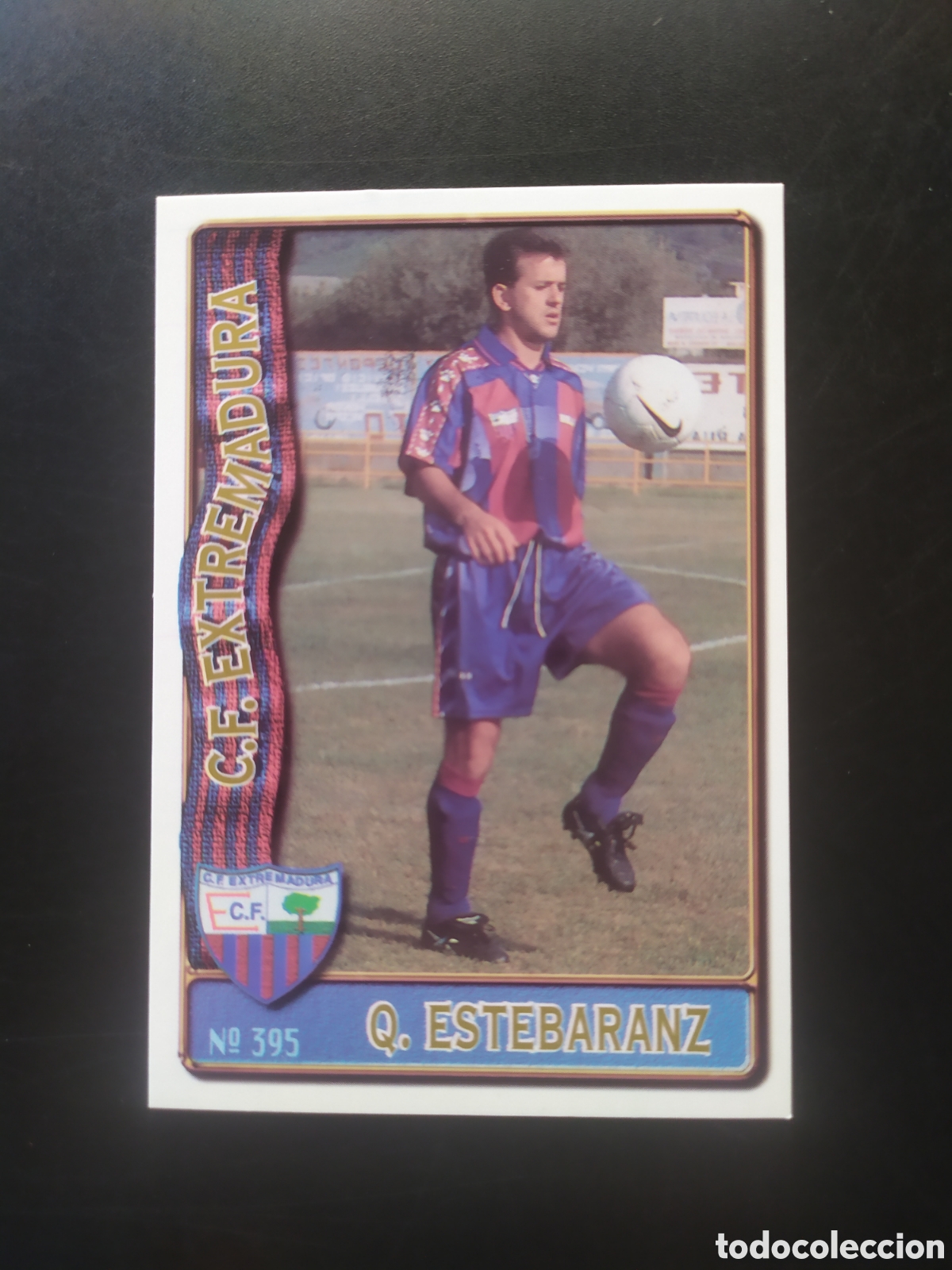 Cromos de f&uacute;tbol: Mundicromo fichas Liga 1996 1997 96 97 Quique Estebaranz n&deg; 395 Extremadura