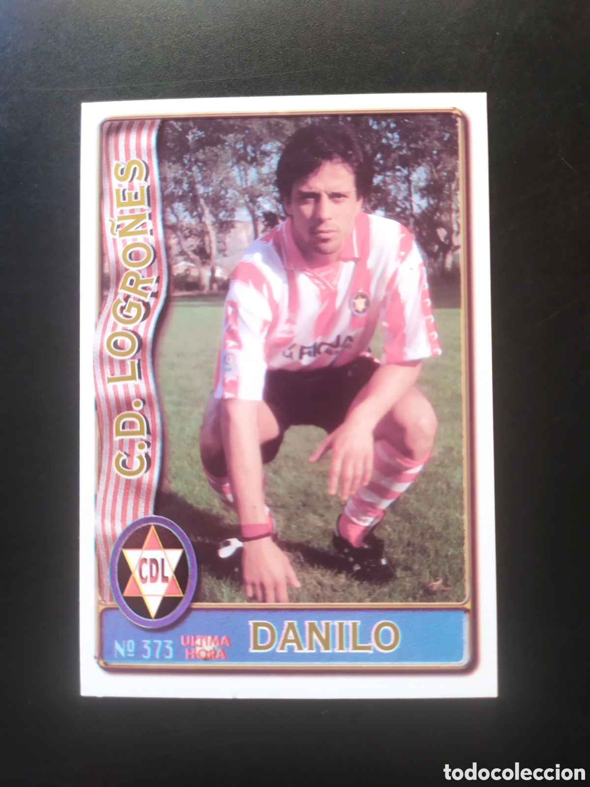 Cromos de f&uacute;tbol: Mundicromo fichas Liga 1996 1997 96 97 Danilo ultima hora n&deg; 373 Logro&ntilde;es