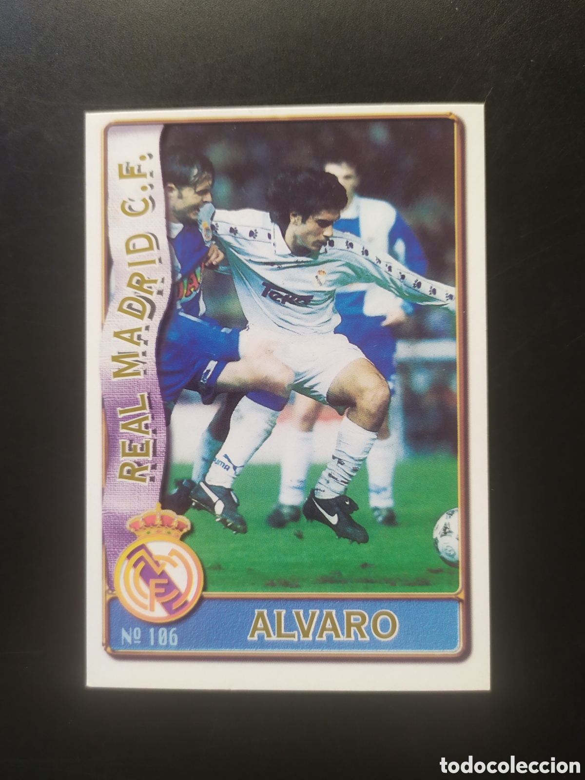 Cromos de f&uacute;tbol: Mundicromo fichas Liga 1996 1997 96 97 Alvaro n&deg; 106 Real Madrid