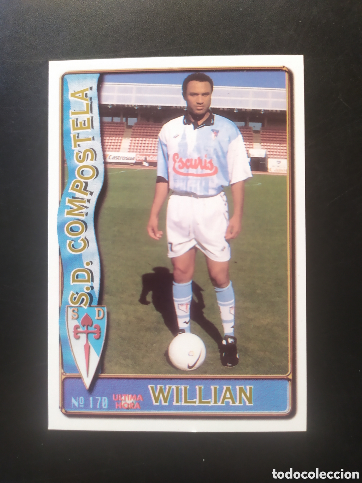 Cromos de f&uacute;tbol: Mundicromo fichas Liga 1996 1997 96 97 Willian ultima hora n&deg; 170 Compostela