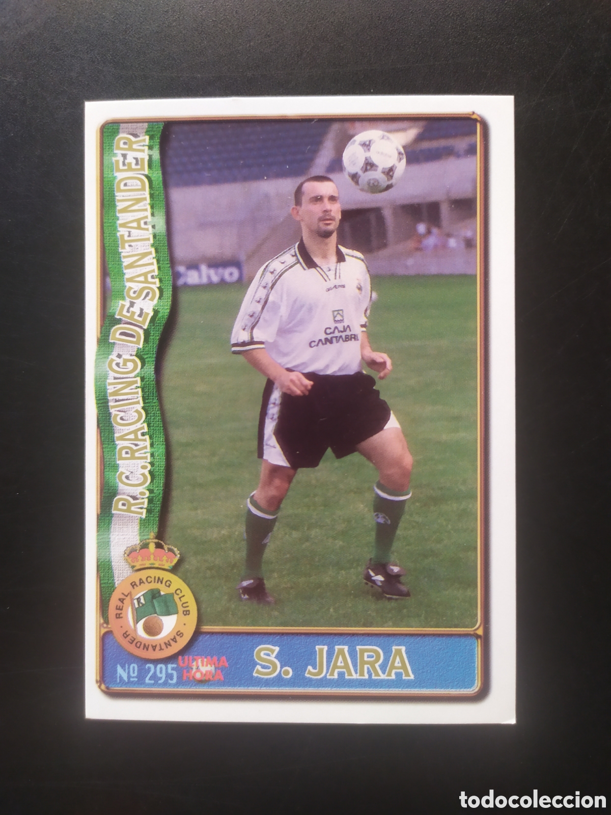 Cromos de f&uacute;tbol: Mundicromo fichas Liga 1996 1997 96 97 S&aacute;nchez Jara ultima hora n&deg; 295 Racing Santander