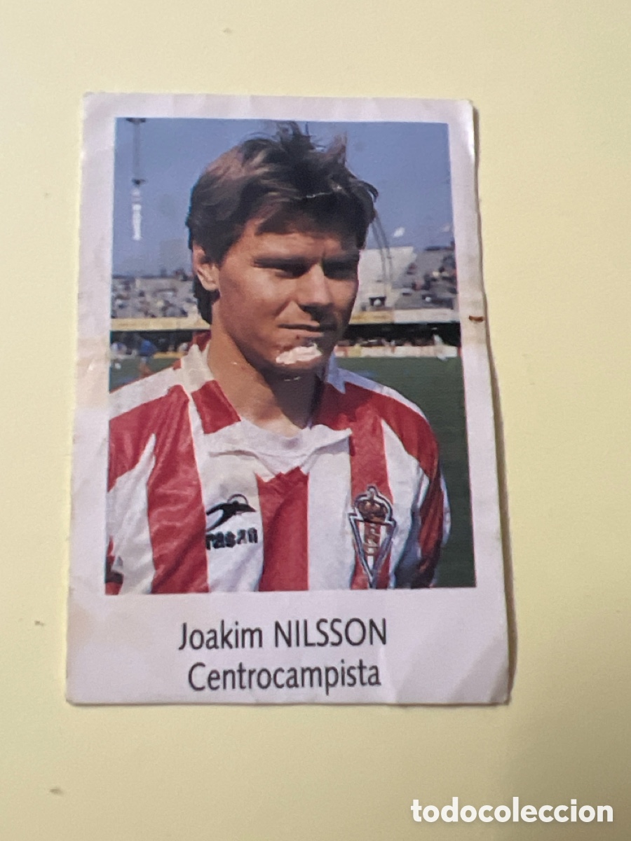 Cromos de f&uacute;tbol: C5203. BIMBO - LIGA 91 92 N&ordm; 93 JOAKIM NILSSON - SPORTING DE GIJ&Oacute;N