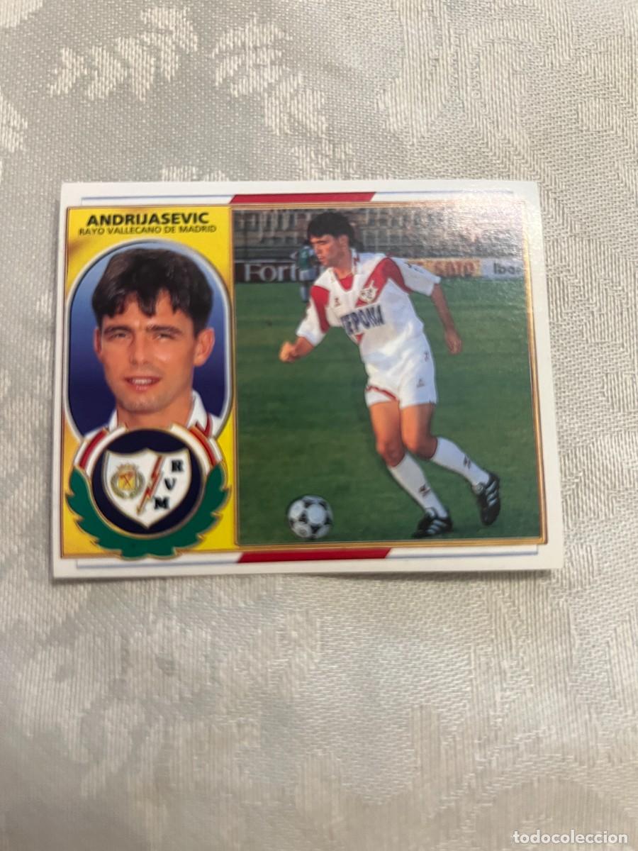 Cartes &agrave; collectionner de Football: ANDRIJASEVIC RAYO VALLECANO SIN PEGAR EDICIONES ESTE 1996-97