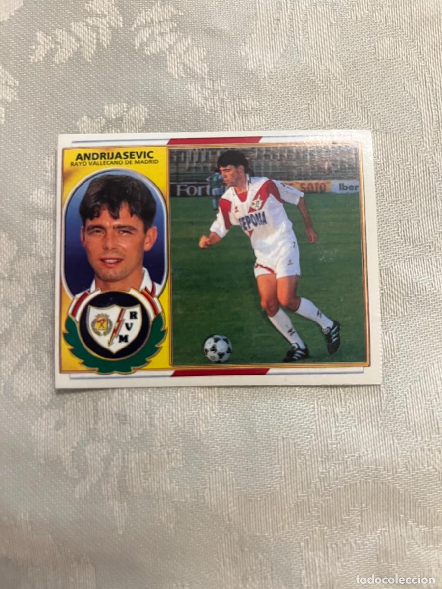 Cartes &agrave; collectionner de Football: ANDRIJASEVIC RAYO VALLECANO SIN PEGAR EDICIONES ESTE 1996-97