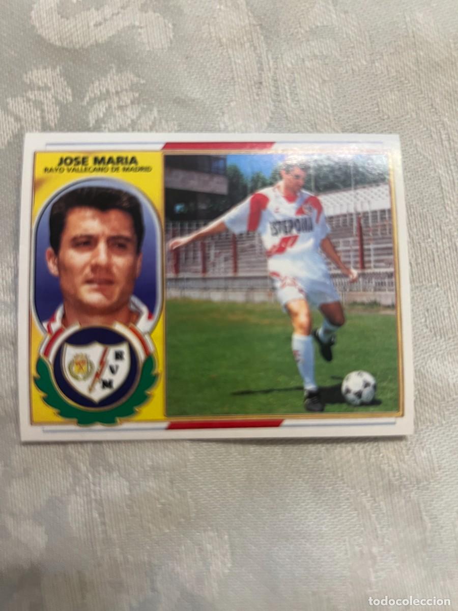 Cromos de f&uacute;tbol: JOS&Eacute; MAR&Iacute;A RAYO VALLECANO SIN PEGAR EDICIONES ESTE 1996-97