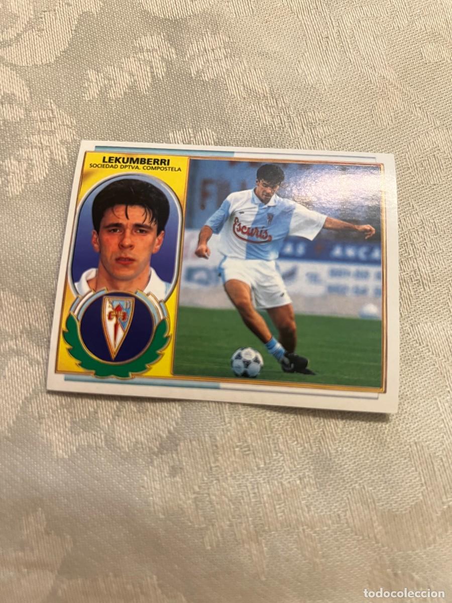 Cromos de f&uacute;tbol: LEKUMBERRI COMPOSTELA SIN PEGAR EDICIONES ESTE 1996-97