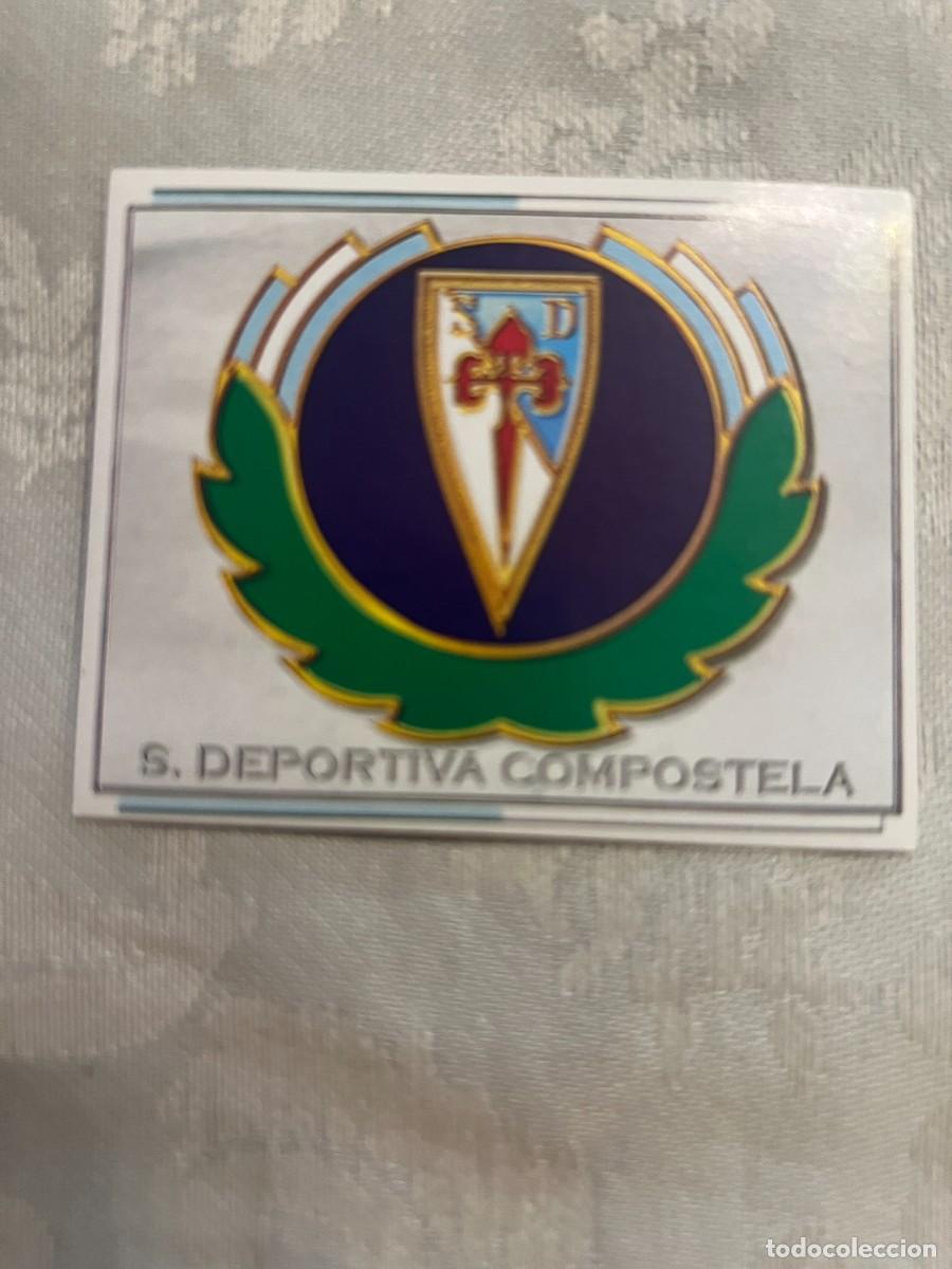 Cromos de f&uacute;tbol: ESCUDO COMPOSTELA SIN PEGAR EDICIONES ESTE 1996-97