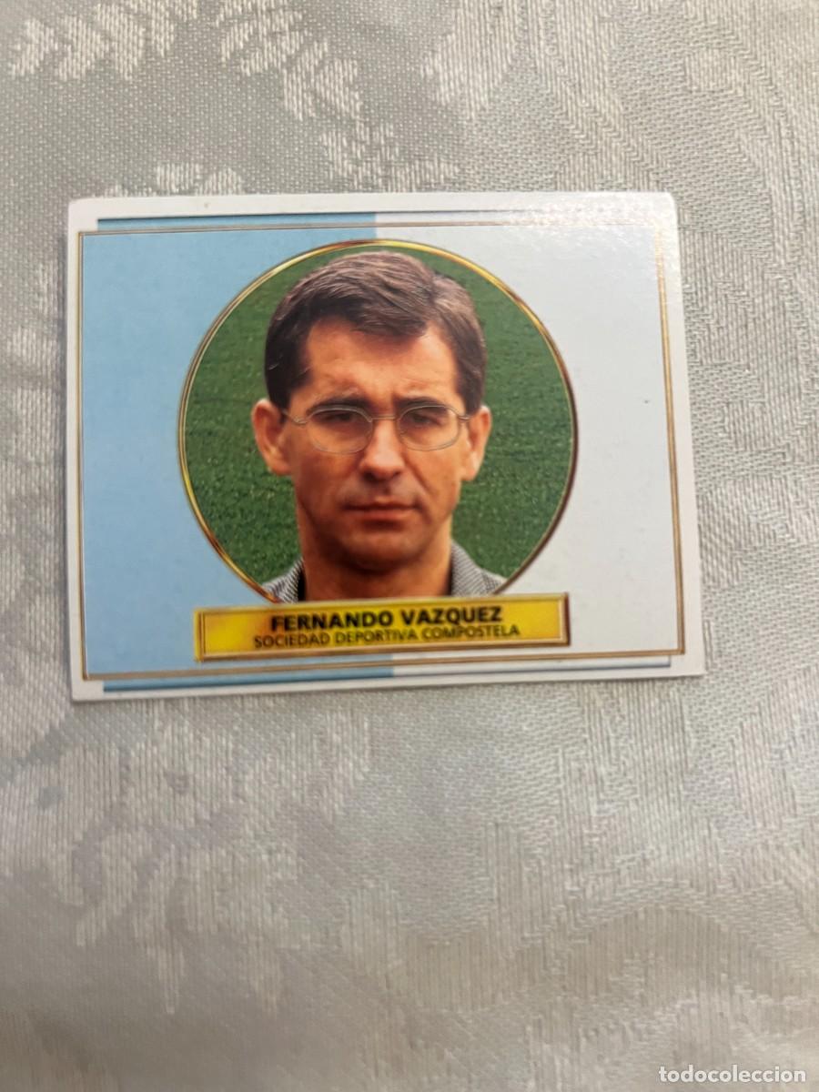 Cromos de f&uacute;tbol: FERNANDO VAZQUEZ COMPOSTELA SIN PEGAR EDICIONES ESTE 1996-97
