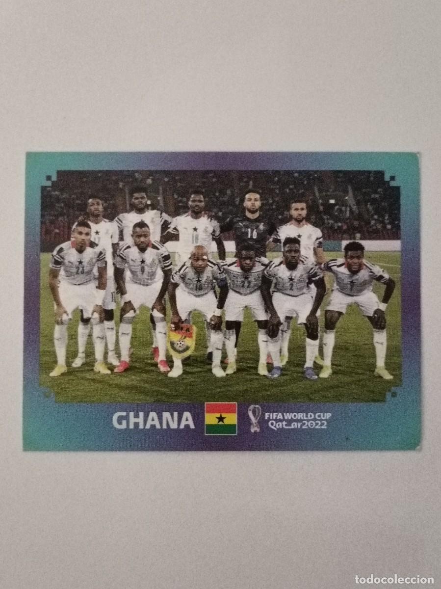 Cromos de f&uacute;tbol: #GHA 1 EQUIPO (GHANA) MUNDIAL QATAR 2022 PANINI