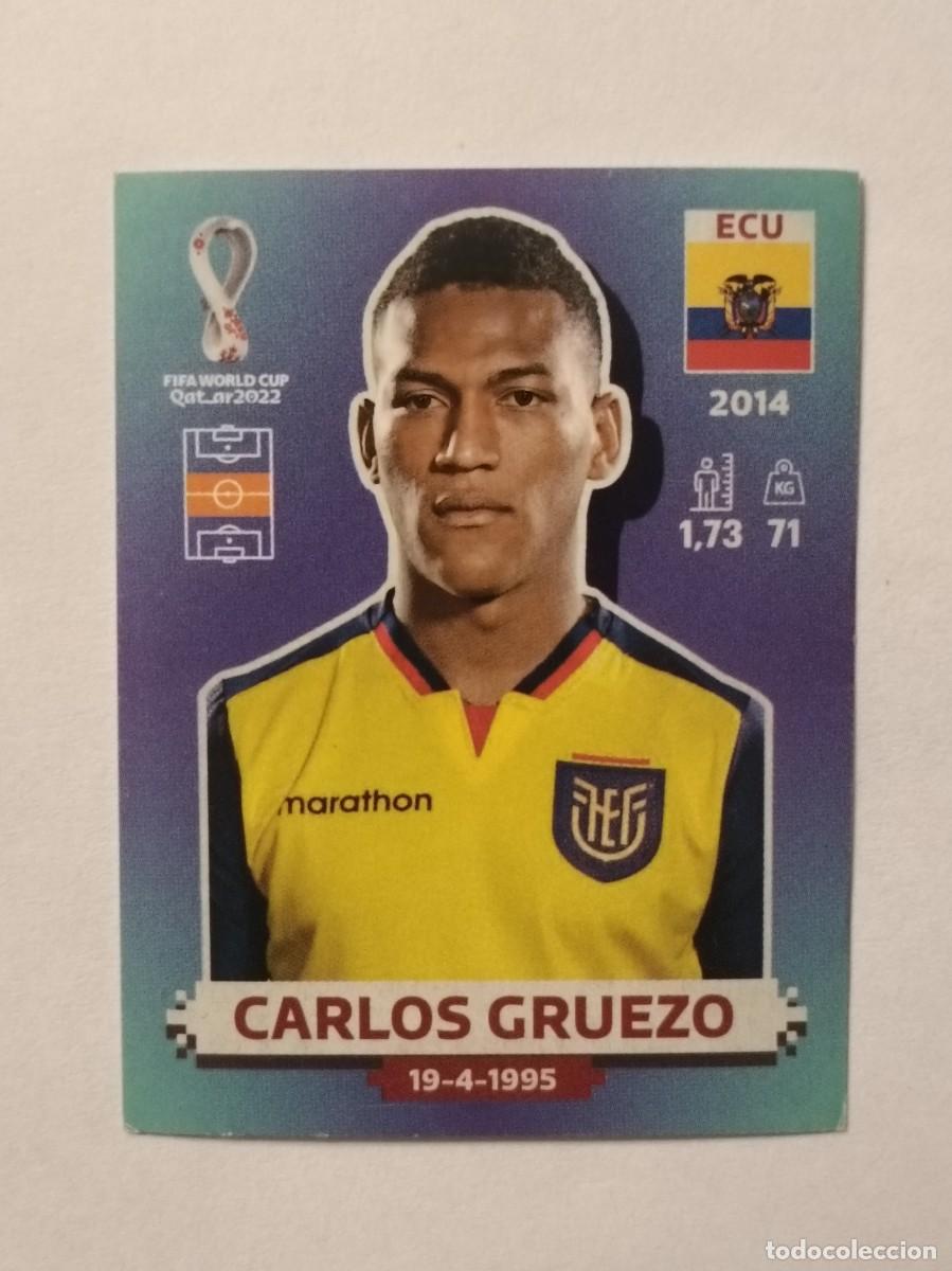Cromos de f&uacute;tbol: #ECU 13 CARLOS GRUEZO (ECUADOR) MUNDIAL QATAR 2022 PANINI