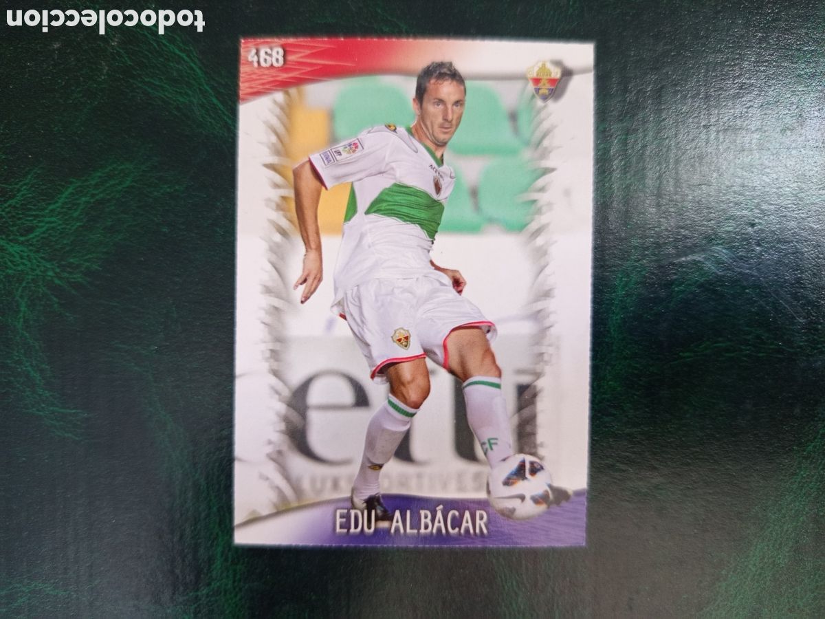 Cromos de f&uacute;tbol: ❇️ CROMO ⚽ EDU ALB&Aacute;CAR ELCHE 468 FICHAS LIGA QUIZ GAME 2014 13 14 2013 2014 MUNDICROMO ❇️