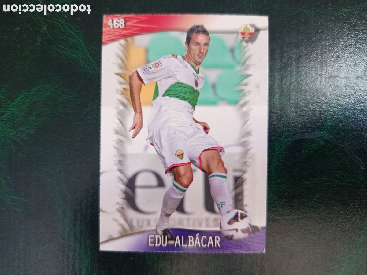 Cromos de f&uacute;tbol: ❇️ CROMO ⚽ EDU ALB&Aacute;CAR ELCHE 468 FICHAS LIGA QUIZ GAME 2014 13 14 2013 2014 MUNDICROMO ❇️