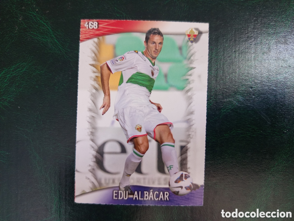 Cromos de f&uacute;tbol: ❇️ CROMO ⚽ EDU ALB&Aacute;CAR ELCHE 468 FICHAS LIGA QUIZ GAME 2014 13 14 2013 2014 MUNDICROMO ❇️