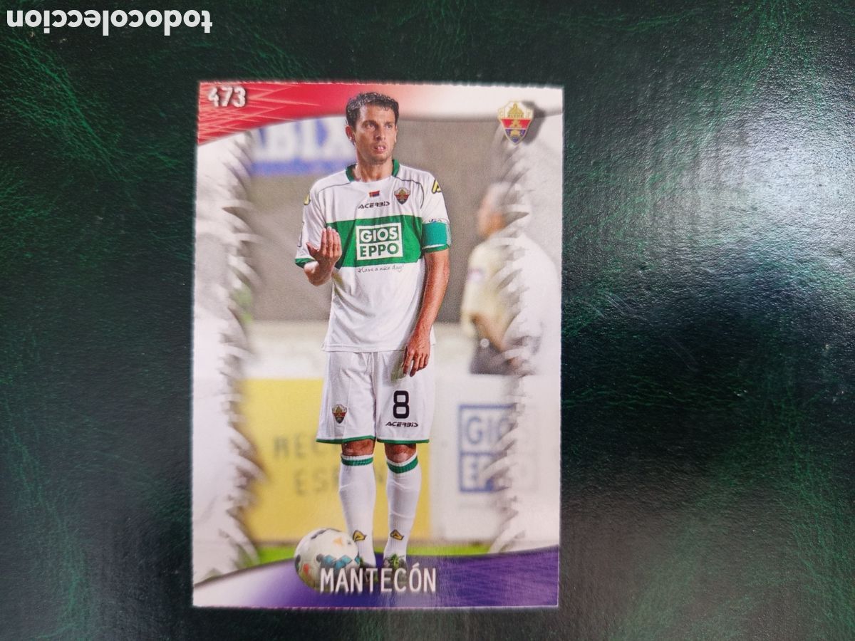 Cartes &agrave; collectionner de Football: ❇️ CROMO ⚽ MANTEC&Oacute;N ELCHE 473 FICHAS LIGA QUIZ GAME 2014 13 14 2013 2014 MUNDICROMO ❇️