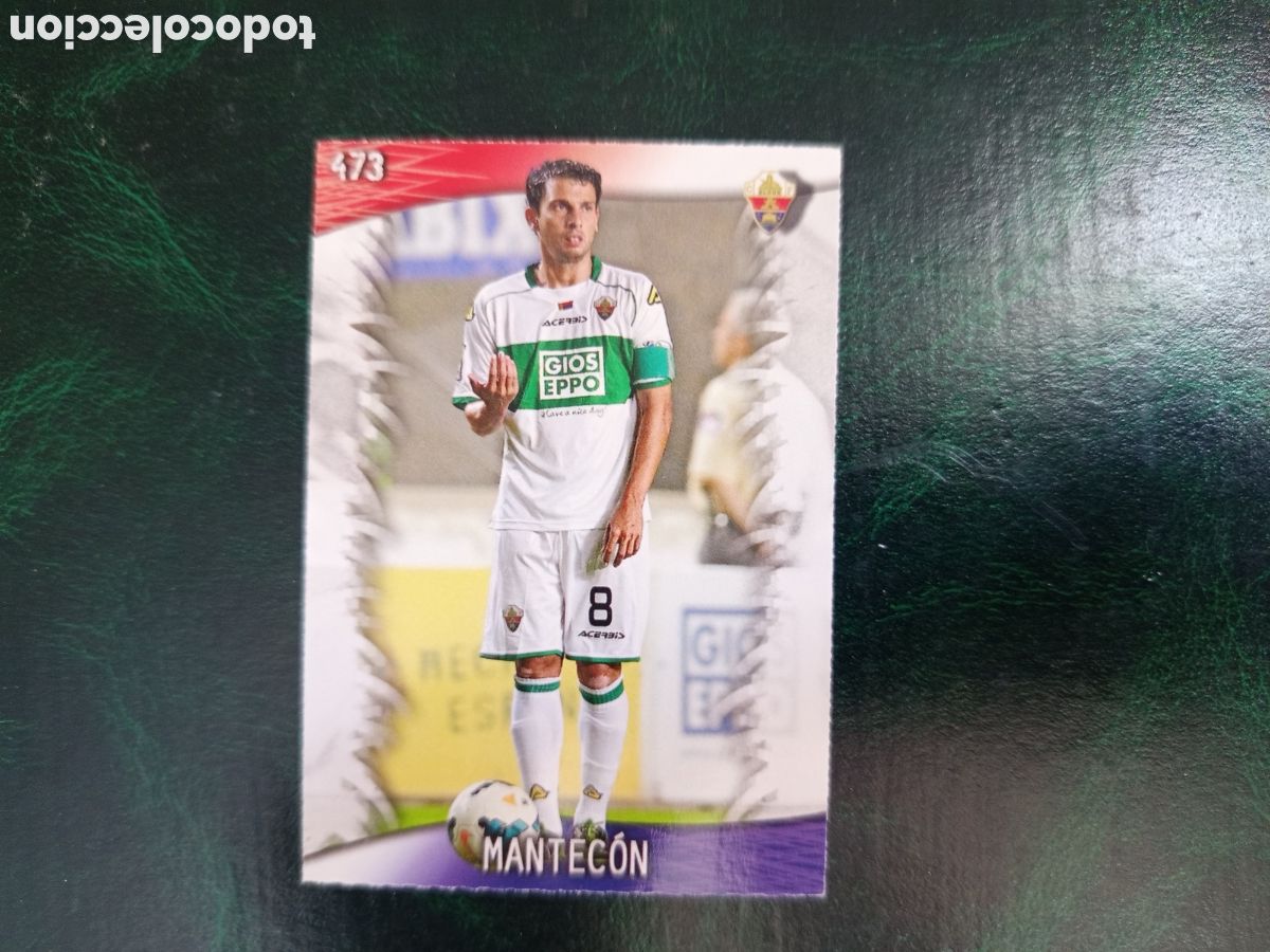 Cartes &agrave; collectionner de Football: ❇️ CROMO ⚽ MANTEC&Oacute;N ELCHE 473 FICHAS LIGA QUIZ GAME 2014 13 14 2013 2014 MUNDICROMO ❇️