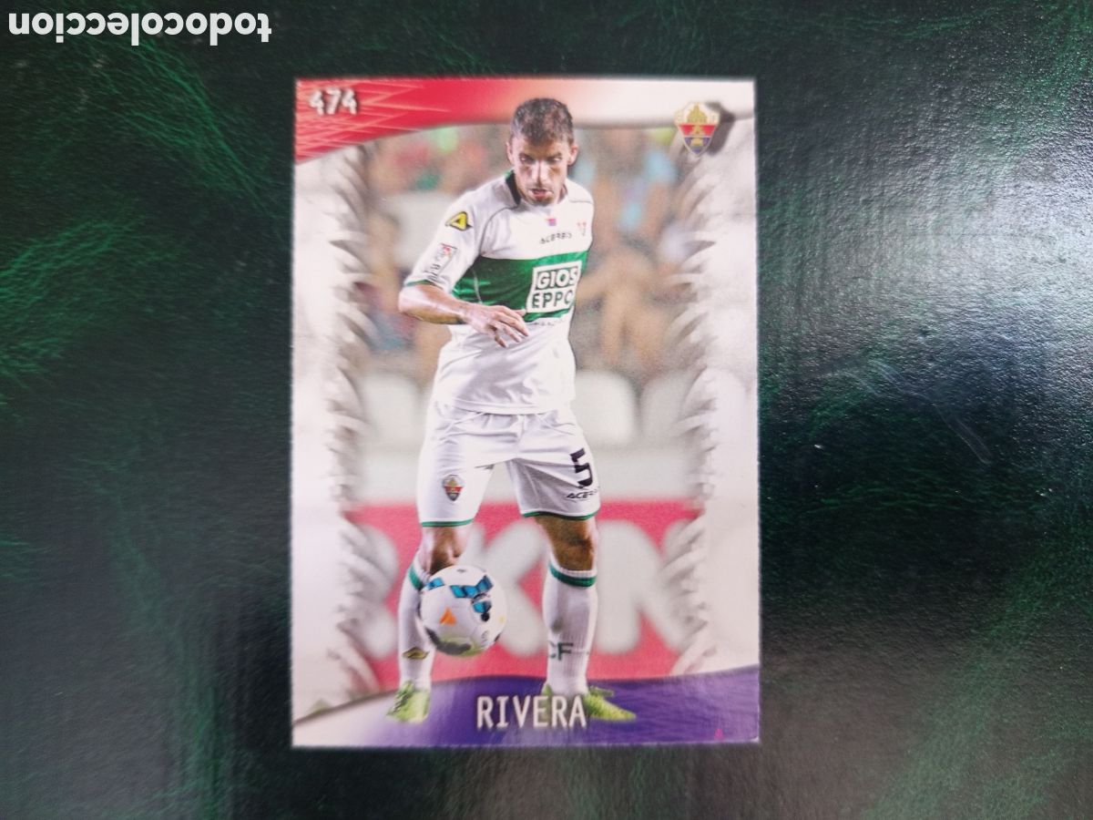 Cartes &agrave; collectionner de Football: ❇️ CROMO ⚽ RIVERA ELCHE 474 FICHAS LIGA QUIZ GAME 2014 13 14 2013 2014 MUNDICROMO ❇️