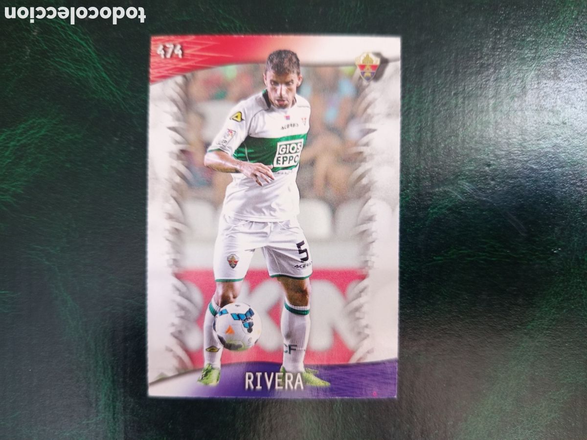 Cartes &agrave; collectionner de Football: ❇️ CROMO ⚽ RIVERA ELCHE 474 FICHAS LIGA QUIZ GAME 2014 13 14 2013 2014 MUNDICROMO ❇️
