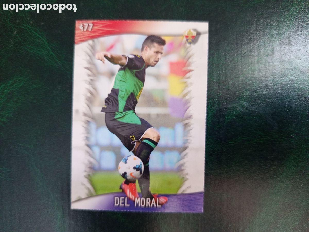Fu&szlig;ball-Sticker: ❇️ CROMO ⚽ DEL MORAL ELCHE 477 FICHAS LIGA QUIZ GAME 2014 13 14 2013 2014 MUNDICROMO ❇️